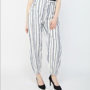 Striped Drawstring Joggers
